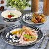 Gibson Home Eliza 12 Piece Ceramic Dinnerware Set - 4 of 4