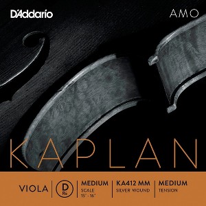 D'Addario Kaplan Amo Series Viola D String 15 to 16 in., Medium - 1 of 1