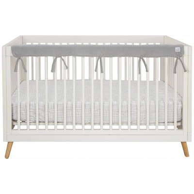 CribWrap Narrow Long Fleece Rail Cover - Gray