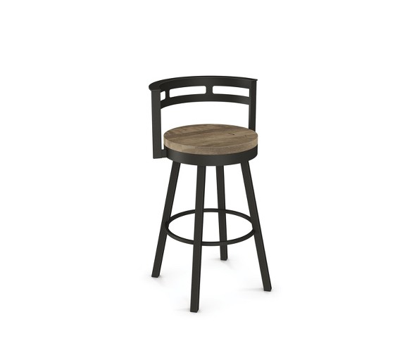 26" Amisco Vector Counter Stool Beige