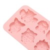 Unique Bargains Candy Moulds 6-Cavity Owl Varieties Candy Mould Hand Wash 7.83"x5.43"x0.94" 1 Pc - 4 of 4