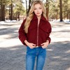 Anna-Kaci Women's Zip-Up Collared Jacket with Front Flap Pockets - 2 of 4