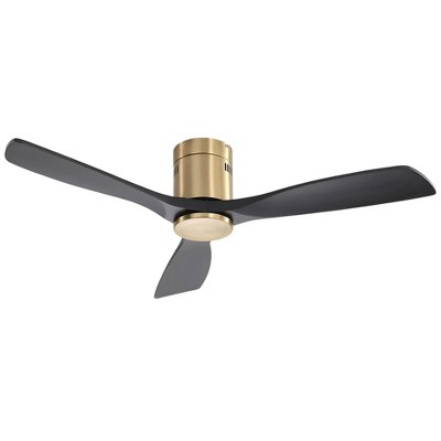 Sofucor 52'' Low Profile Ceiling Fan with 6-Speed Remote Gold+Black