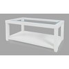 Jofran, Urban Icon Contemporary Rectangular Glass Inlay Coffee Table - 3 of 4