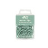 JAM Paper Colored Standard Paper Clips Small 1 Inch Teal Paperclips 21832064A - 2 of 4