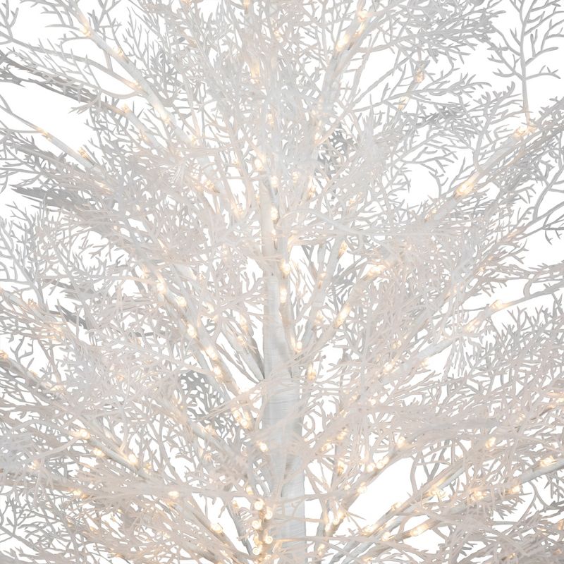 Northlight 5 FT LED Lighted White Lace Artificial Christmas Tree - Warm White Lights, 6 of 9