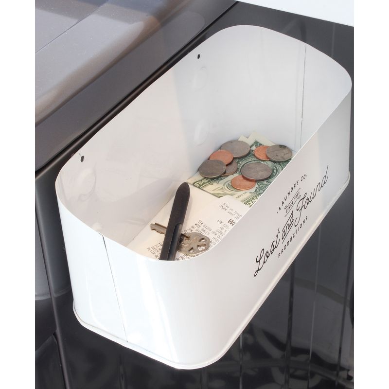AuldHome Design Laundry Lost and Found Pocket Treasures Holder, Magnetic / Wall-Mounted Bin for Lost Coins, 4 of 8