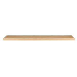 HomeRoots 47" Natural Wood Wall Mounted Floating Shelf - 1 of 4