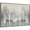33" x 23" Trees on Gray by Kate Bennett: Lithograph, Botanical Wall Art - Amanti Art - 2 of 4