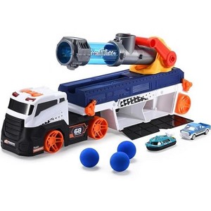 Top Race Adjustable Barrel Cannonball Truck Toy Vehicle for Toddlers, Multicolored - 1 of 1