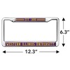 Western Illinois University School Logo Full Size Standard License Plate Metal Frame - 4 of 4