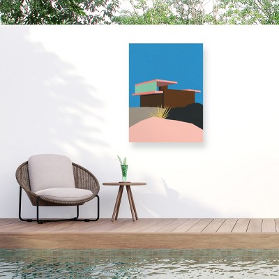 Trademark Fine Art - Rosi Feist  Kaufmann Desert House Matted Framed Art