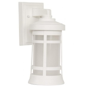 Craftmade Lighting Composite Lanterns 1 - Light Wall Light in  Textured White - 1 of 1