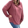 Women's Relaxed Fit Hoodie - honeyme - 2 of 3