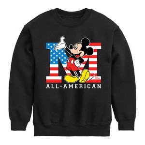 Boys' - Disney - Americana Graphic Long Sleeve Fleece Sweatshirt - 1 of 4