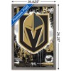 Trends International NHL Vegas Golden Knights - Maximalist Logo 23 Framed Wall Poster Prints - 3 of 4