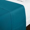 Double Brushed Microfiber Flat Top Sheet - Mellanni - image 2 of 4