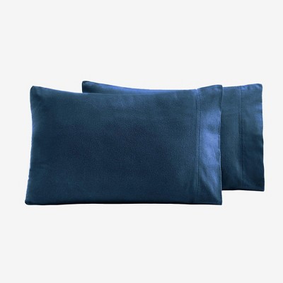 Paisley or Solid Flannel Cotton Pillowcases, Set of 2 by Blue Nile Mills