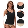 INSPIRE CHIC 3 Choice for Women's Square or V Neck Cami Vest Wide Strap Light Sleeveless Tank Camisoles - 3 of 4