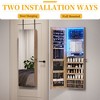Vlsrka Wall/Door Mounted LED Jewelry Storage Mirror Cabinet - 4 of 4
