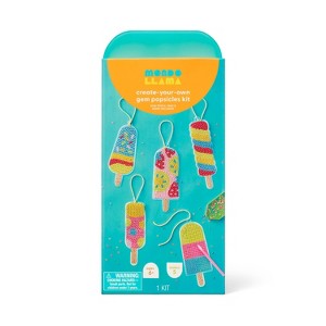 5ct Summer Craft Gem Art Popsicles Activity Kit - Mondo Llama