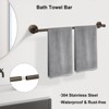 Itopfox 4 Piece Antique Bathroom Hardware Accessories Set in Oil Rubbed Bronze, Towel Bar Set with Towel Rack and Holder - 2 of 4