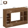 Tribesigns 55-Inch Wood Console Table with 4 Storage Cubes for Entryway - 3 of 4