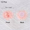 Unique Bargains Durable Versatile Chiffon  Artificial Flowers for Graduation Headbands 12 Pcs - 2 of 4