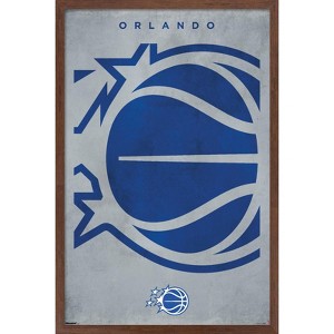 Trends International NBA Orlando Magic - Logo 25 Framed Wall Poster Prints - 1 of 4