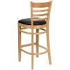 Flash Furniture Ladder Back Wooden Restaurant Barstool - image 3 of 4