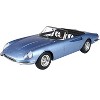 1966 Ferrari 365 California Convertible S/N 08347 "Geneve Motor Show" Light Blue Metallic w/DISPLAY CASE 1/18 Model Car by BBR - 2 of 4