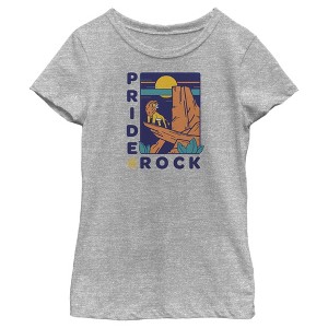 Girl's Lion King Pride Rock Badge T-Shirt - 1 of 4