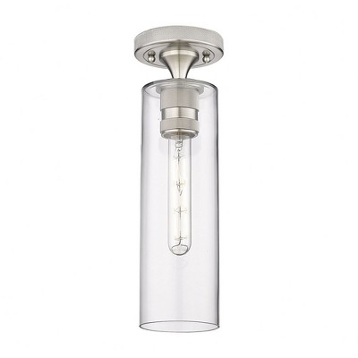 Crown Point - 1 Light Flush Mount In Industrial Style-15 Inches Tall and 3.88 Inches Wide