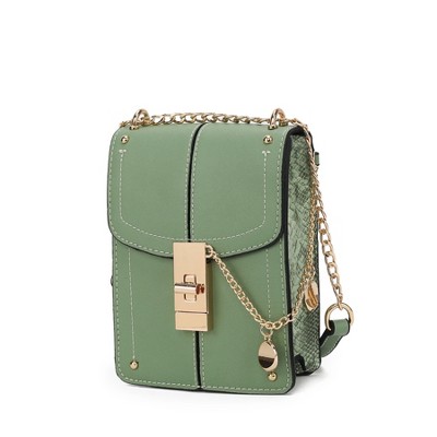 MKF Collection Iona Crossbody Vegan Leather Elegant & Functional Design Handbag Purse by Mia K