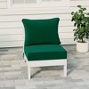 WestinTrends  Avalon Outdoor HDPE Deep Seating Modular Armless Patio Chair with Patio Cushions - 2 of 4
