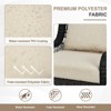 Aoodor Outdoor Deep Seat Cushion Set, Waterproof Patio Furniture Cushions with Adjustable Straps & Removable Cover - 4 of 4