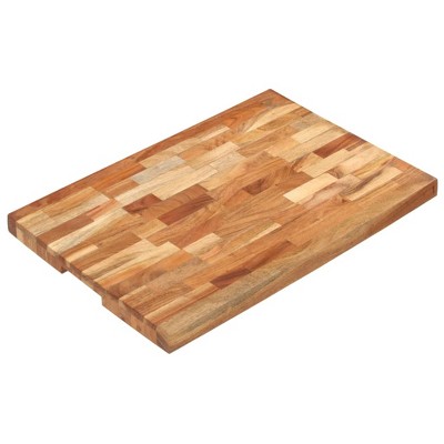 vidaXL Chopping Board 23.6 in.x15.7 in.x1.6 in. Solid Wood Acacia