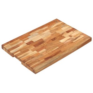 vidaXL Chopping Board 23.6 in.x15.7 in.x1.6 in. Solid Wood Acacia - 1 of 4