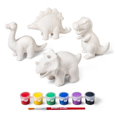 Paint-Your-Own Ceramic Dinosaurs Kit - Mondo Llama&#8482;