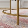 Round Coffee Table, Brown finish - 3 of 4