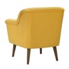 NicBex Woven Accent Chair,Upholstered Living Room Chairs with Round Arms and Wooden Legs,Mid-Century Armchair,Accent Chairs for Living Room - 4 of 4