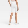 Women's High-Waist Cotton Blend Seamless 7" Inseam Bike Shorts - A New Day™ - 2 of 2