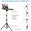 Moclever"Portable Tripod Stand with Adjustable Height & Tilt for Laptop, Projector, DJ Equipment, & More"Black - 4 of 4