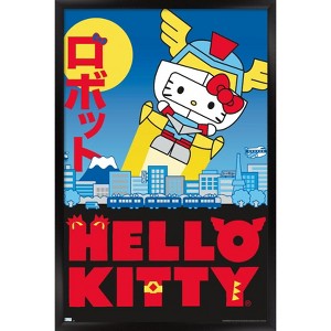 Trends International Hello Kitty - KaiJu Framed Wall Poster Prints - 1 of 4
