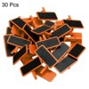 Unique Bargains Wood Smooth Wedding Party Clip Design Chalkboard Orange 30 Pcs - 3 of 4