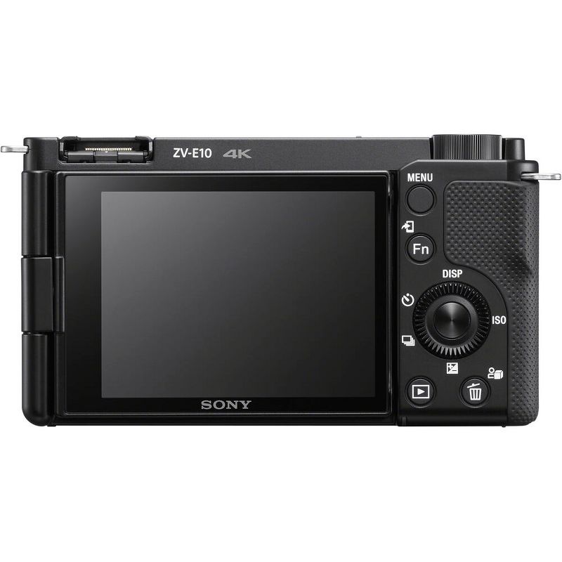 Sony ZV-E10 Mirrorless Camera w/ 16-50mm Lens (Black) + Extra Battery + Software, 3 of 5