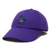 Dalix Giant Lizard Kaiju Embroidered Cotton Dad Hat Baseball Cap Adjustable Glow in the Dark Mens - 4 of 4