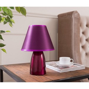 Kings Brand Furniture – Wayne Metal Base with Fabric Shade Table Lamp - 1 of 3