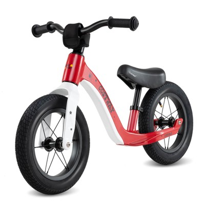Safstar 12 Inch Toddler Balance Bike, No Pedal Training Bicycle w/ Adjustable Seat Height, Indoor Outdoor Kids Push Bike, Gift for Kids 3+ Years Old