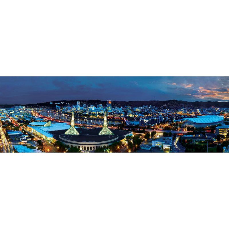 MasterPieces Inc Downtown Portland Oregon 1000 Piece Panoramic Jigsaw Puzzle, 3 of 7